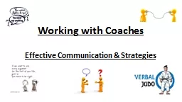 Working with Coaches