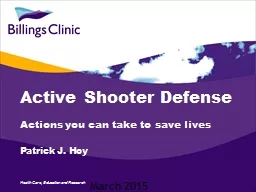 Active Shooter Defense