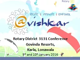 Rotary District 3131 Conference