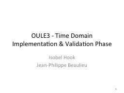 OULE3 - Time Domain
