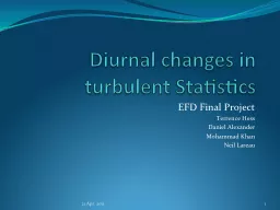 Diurnal changes in turbulent Statistics