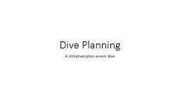 Dive Planning