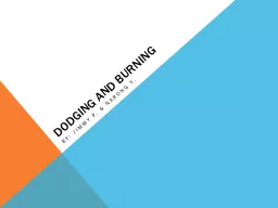 Dodging And Burning