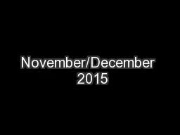 November/December  2015