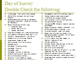 Day of Survey: