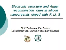 Electronic structure and Auger recombination rates in silic