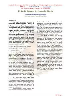 Koustubh Dinesh Lagwankar  International Journal of Engineering Research and Applications