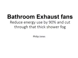 Bathroom Exhaust