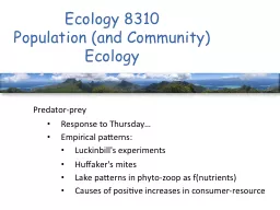 Ecology 8310