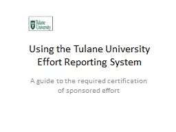 Using the Tulane University