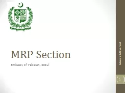 MRP Section