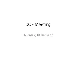 DQF Meeting