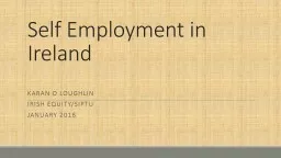 Self Employment in Ireland