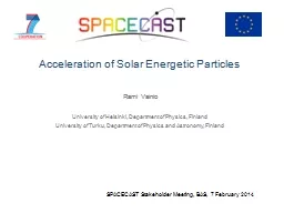 Acceleration of Solar Energetic Particles