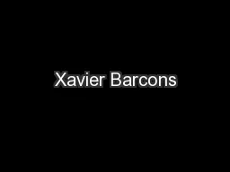 Xavier Barcons