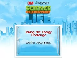 Taking the Energy Challenge