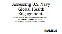   Assessing U.S. Navy Global Health Engagements