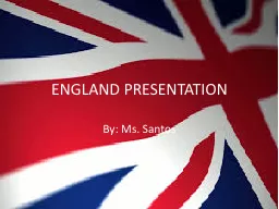 ENGLAND PRESENTATION