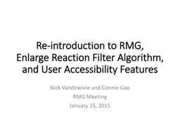 Re-introduction to RMG,