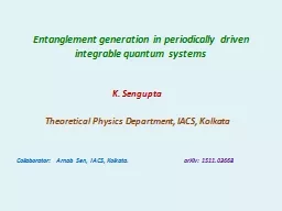 Entanglement generation in periodically driven