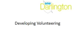 Developing Volunteering