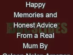 Mum to Mum Happy Memories and Honest Advice From a Real Mum By Coleen Nolan Amazon
