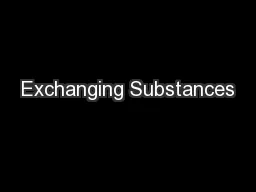 Exchanging Substances