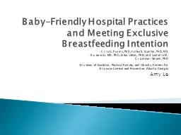 Baby-Friendly Hospital Practices and Meeting Exclusive