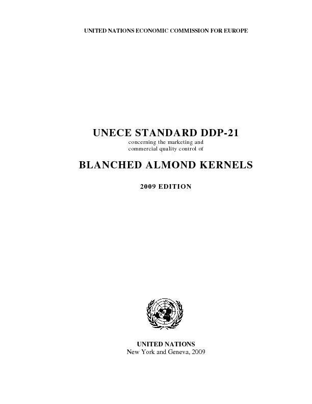 UNITED NATIONS ECONOMIC COMMISSION FOR EUROPE UNECE STANDARD DDP-21 co