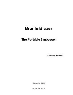 Braille Blazer