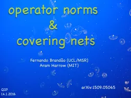 operator norms