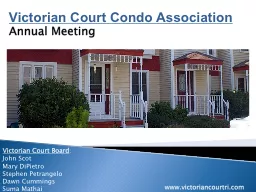Victorian Court Condo Association