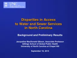Disparities in Access