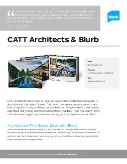 Tool Blurb BookSmart Format Large Landscape ImageWrap Size x in x cm CATT Architects  Blurb CATT Architects specializes in highend residential architectural projects in Australia and the United State