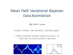 Mean Field Variational Bayesian Data Assimilation