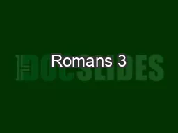 Romans 3