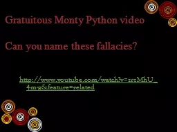 Gratuitous Monty Python video