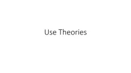 Use Theories