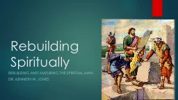 Rebuilding Spiritually