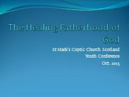 The Healing Fatherhood of God