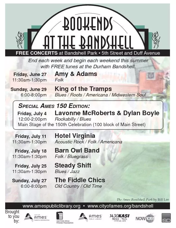bookendsat the bandshell