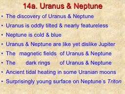 14a. Uranus & Neptune