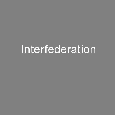 Interfederation