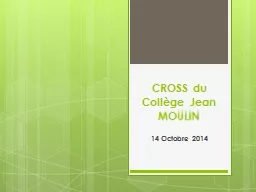 CROSS du Collège Jean MOULIN