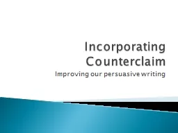 Incorporating Counterclaim