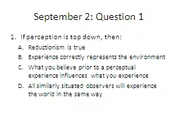 September 2: Question 1
