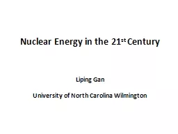 Nuclear Energy in the 21