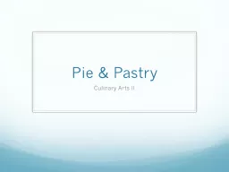 Pie & Pastry