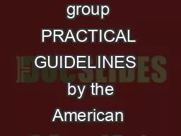 nature publishing group PRACTICAL GUIDELINES   by the American College of Gastr