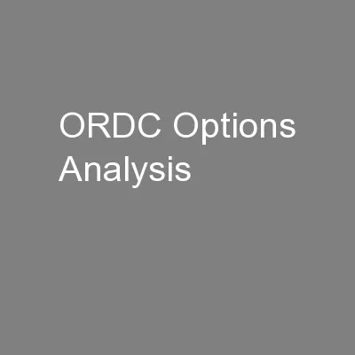 ORDC Options Analysis